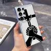Betende Hände und Kreuz Handyhülle für Samsung Galaxy S26 S25 S24 S23 S22 S21 S20 FE Plus Durchsichtiges TPU Schutzhülle