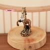 S-1Piece Metal Craft Bronze Horse Statue - Living Room Coffee Table Desktop Ornament Home Decoration Art Accessory