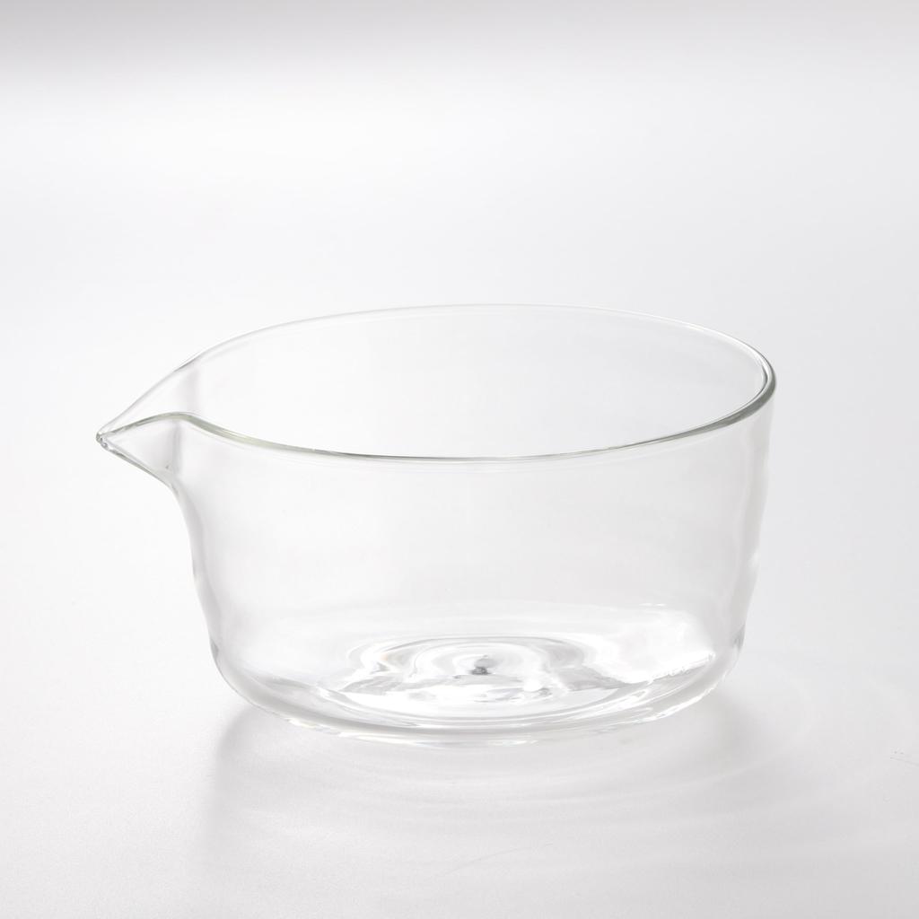 Glass Katakuchi Tea Bowl Matcha Tea Ceremony Tea Transparent Chasen Chasen Chashaku Katakuchi Cylindrical 600ml Set, Utensils, Bowl, Stand,