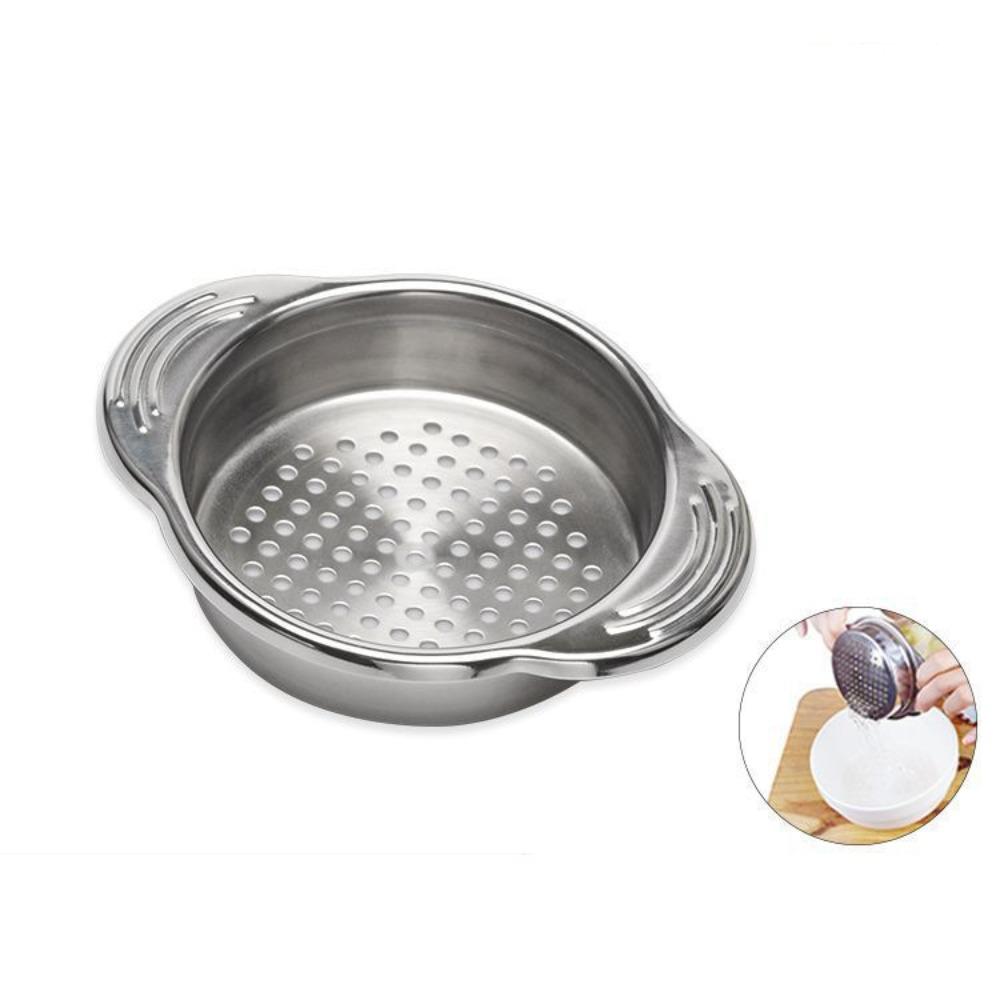 Stainless Steel Food Can Strainer Multipurpose Fruit Can Strainer Canned Food Drainer  Kitchen