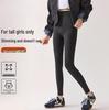 High-Waisted Slimming Fleece-Lined Leggings for Fall and Winter Women's Wear
