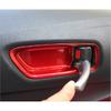For Toyota Corolla - Bright Red Inner Car Door Handle Bowl Cover Trim 4X