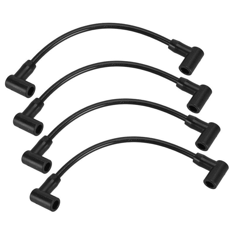 84-881908T 1 Set Outboard Spark Plug Wire Cable Fit for Mercury Marine 4 Cylinder 40-60 HP EFI 4-Stroke Engines Black