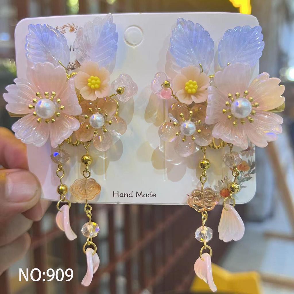 Children's Hanfu Hair Accessories: Ancient Style Hairpins & Clips