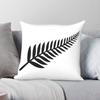 Silver Fern Kiwi Square Pillowcase Polyester Linen Velvet Printed Zip Decorative Throw Pillow Case Sofa Cushion Cover