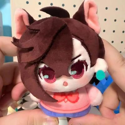 Stuffed 10cm Anime Dandadou Ayase Momoko Cute Cotton Doll Backpack Pendant Ornament or Kids Adults Birthday Gift