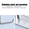 Stainless Steel Kitchen Roll Paper Rack Self Adhesive Towel Rack for Home Bathroom Hotel Use