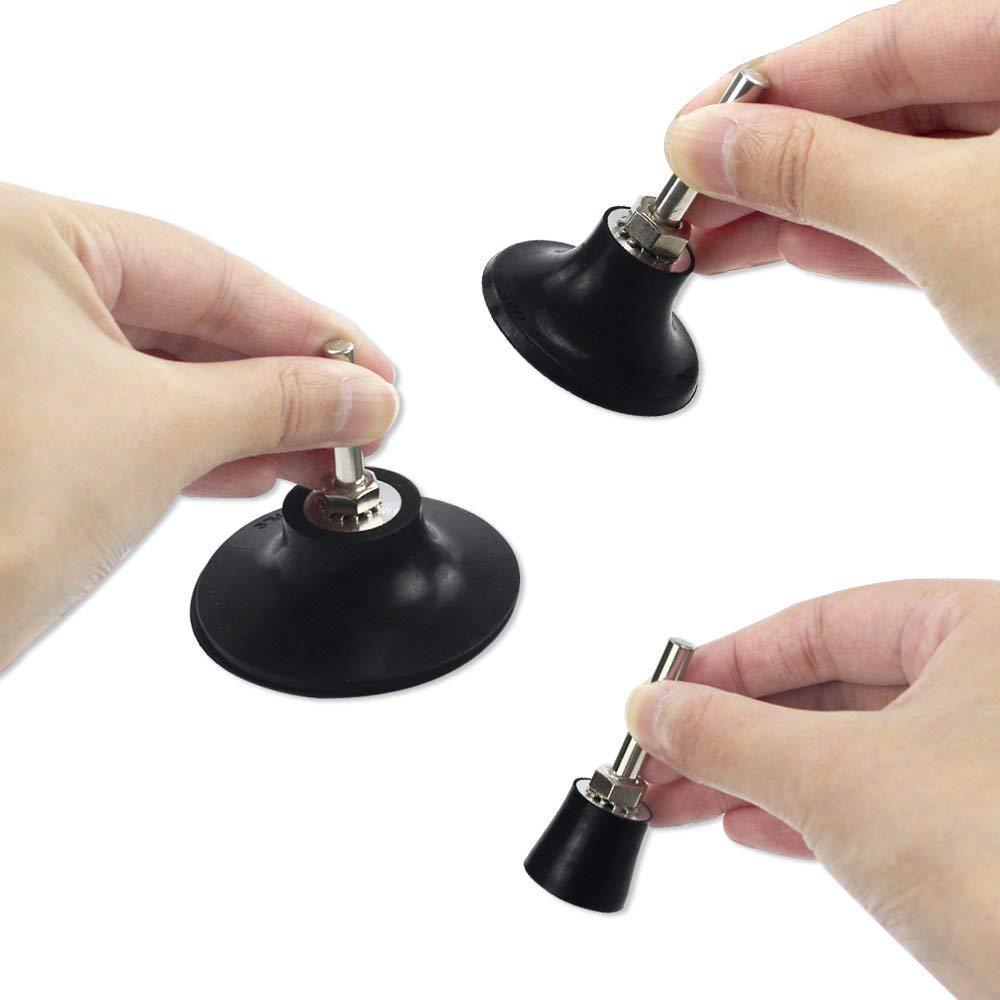 2,3 Disc Pad Holder with 1//4 Shank for Polishing Round Rotating Tools 5 Pack Roloc Disc Pad Holder Universal Quick Replacement, 1