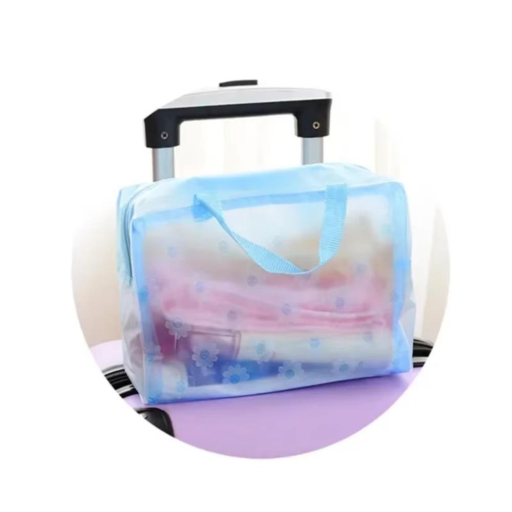 Transparent Makeup Organizer Waterproof Toiletry Wash Bag Portable Cosmetic Storage Bag  Travel