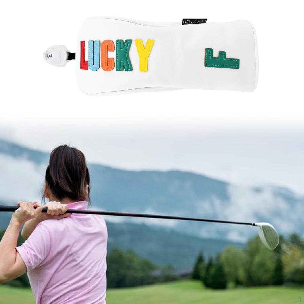 Cute Heascorat Golf Wood Head Cover with Scratch-Resistant