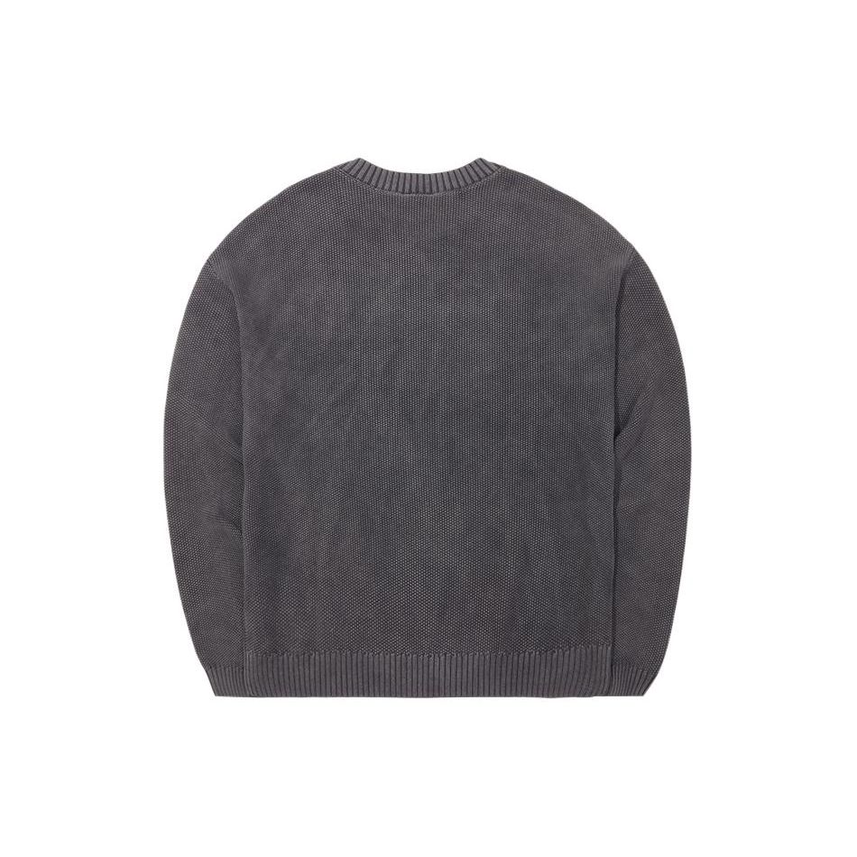 New Era MLB Fun Slide Series New York Yankees Logo Comfortable Ribbed Crew Neck Pullover Long Sleeve Knit Sweater Unisex Sweater Gray 13789246