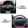 Shifter Paddle For Hyundai Veloster JS 2018 Ioniq EV KONA Electric I30 PD Hybrid  Car Steering Wheel Gear Extension Stickers