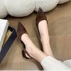 Toe Women Sandals Fashion Slip On Singbacks Shoes Eelgant Outdoor Low Heel Sandalias Shoe