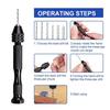 Tools Set Twist Drill Bit Mini Hand Pin Vise Mini Micro Aluminum Hand Drill  Hand Drill Hobby
