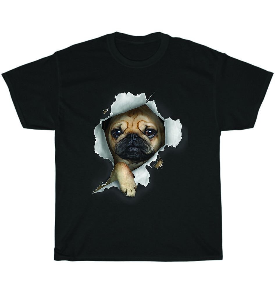 Pug Pugs Dog Pet Puppy Animal Lover Owner T-Shirt Unisex Funny Tee Gift NEW