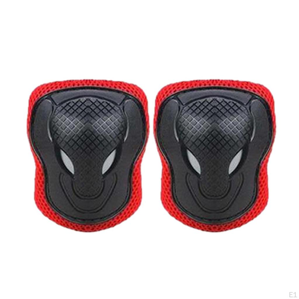 6Pcs Kids Elbow Wrist Knee Pads Protective Gear Skate Cycling