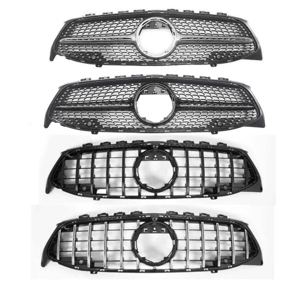 For Mercedes CLA W118 2020-2025 Front Grille ABS AMG Style Sport Mesh Radiator Grill Cover Bumper Trim Accessories