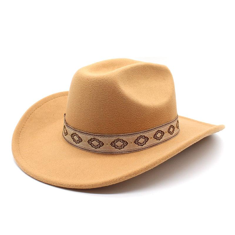 Женская винтажная черная цилиндровая шляпа джазовая шляпа британская шерстяная шляпа мужская цилиндровая шляпа шляпа M（56-58cm） верблюд