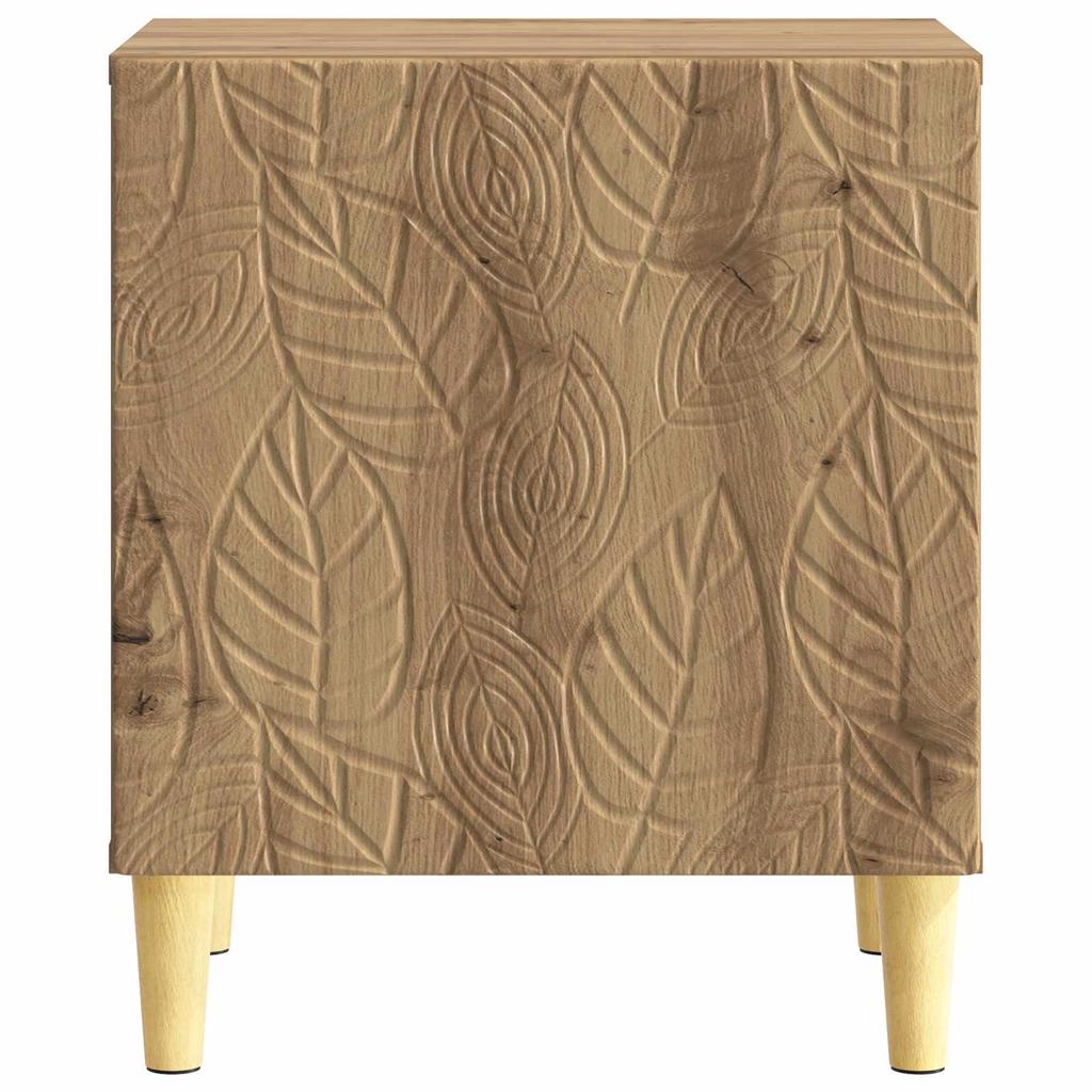 Artisan Oak Nightstand 43 x 34.5 x 50 cm Engineered Wood