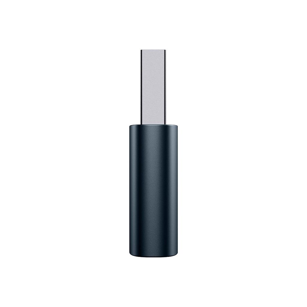 Baseus Ingenuity Series Mini Przejściówka Adapter Usb 3.1 Otg Do Usb Typ C Niebieski (Zjjq000103)