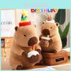 Adorable Capybara Plush Toy Soft And Cute Fruit Milk Tea Water Capybara Doll Gift For Kids