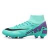 Foreign trade new high-top football shoes AG long nails football shoes TF broken nails training shoes Football men