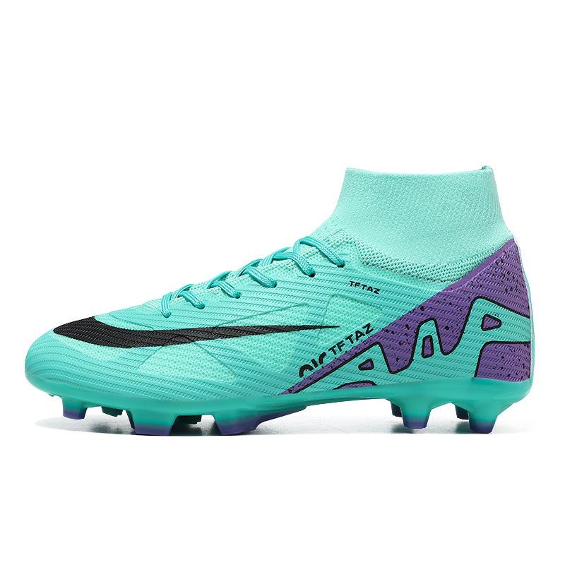 Foreign trade new high-top football shoes AG long nails football shoes TF broken nails training shoes Football men