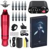 MiniTattoo Power Pen Motor Tattoo Machine Set Sada tetovacích per pro profesionály
