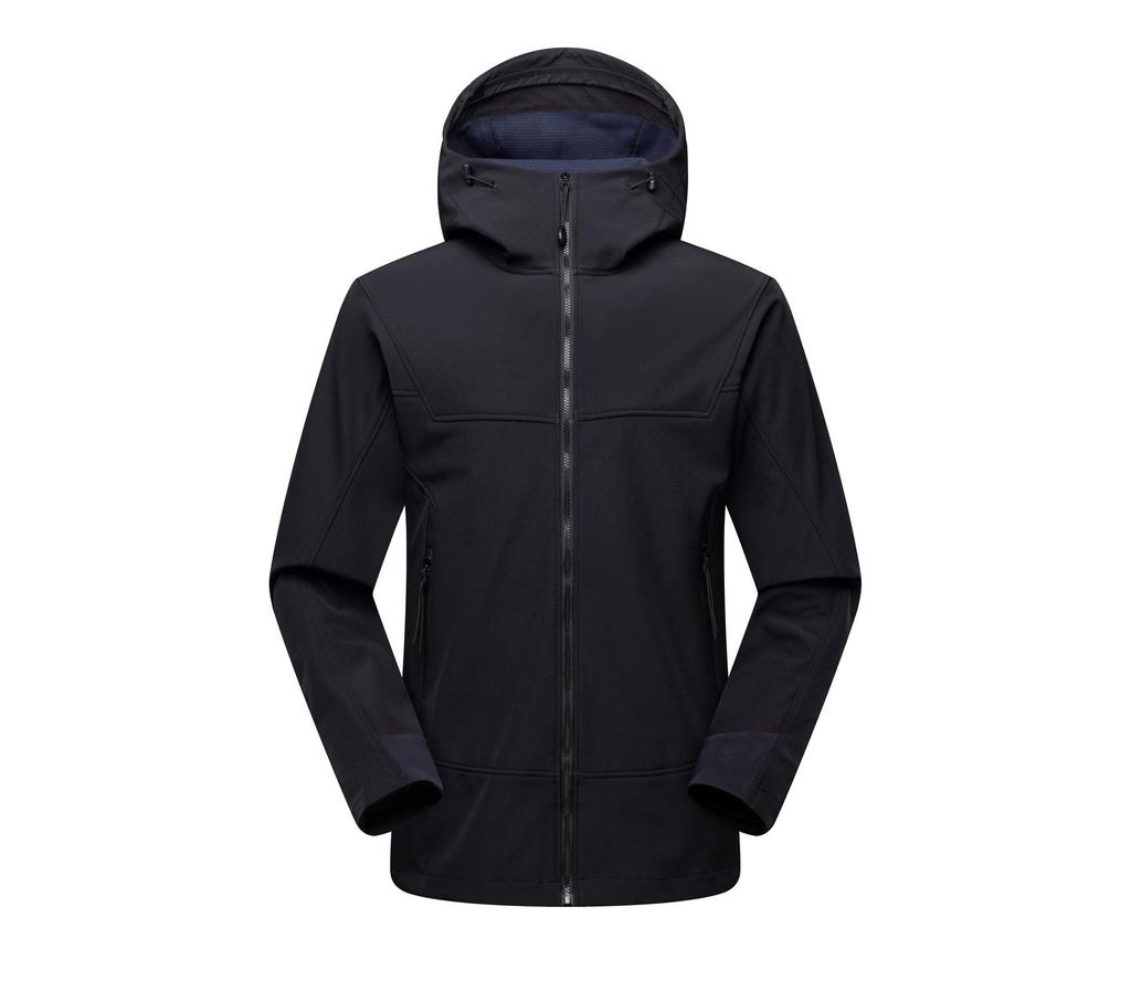 Customizable Fleece-Lined Softshell Jacket for Men and Women - Windproof and Waterproof for Autumn and Winter