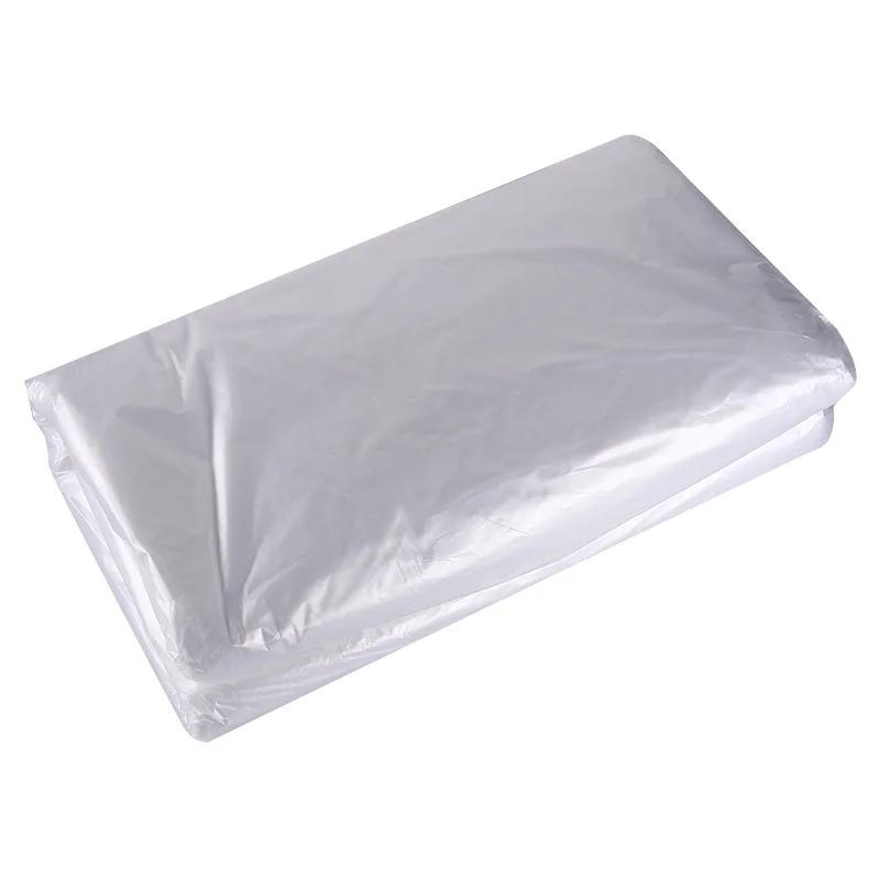 100Pcs Couch Cover Disposable Bedspread SPA Massage Treatment Table Sheets Transparent Beauty Bed Waterproof Film Table Cover