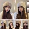 2024 Elegant Knitted Hat Casual Keep Warm Pullover Hat Windproof Thickening Ear Protection Women Girls