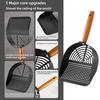 Steel Cat Litter Scoop Long Handle Pet Waste Shovel Cleaning Tool for Tofu Sand Litter Box Cats Supplies