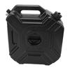 Portable Tank with Locking Mounting Bracket 10L Fuel Petrol Oil Water Tank for Car Motorcycle SUV ATV UTV Black