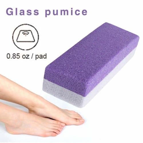 Foot Scrubber - Foot Pumice Stone, Double-Sided Foot Scrub | Manual Foot Scrubber, Perfect for Smoothing Heel Calluses, Ideal for Home or Beauty Salon