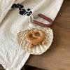 Cute Alkaline Bread Pendant Bagel Croissant Bag Accessory Simulated Food Key Chain  Backpack Decor