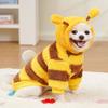 Pet Costume Dogs Cats Winter Warm Fleece Outfit Bee Design Teddy Bichon French Bulldog Medium Size