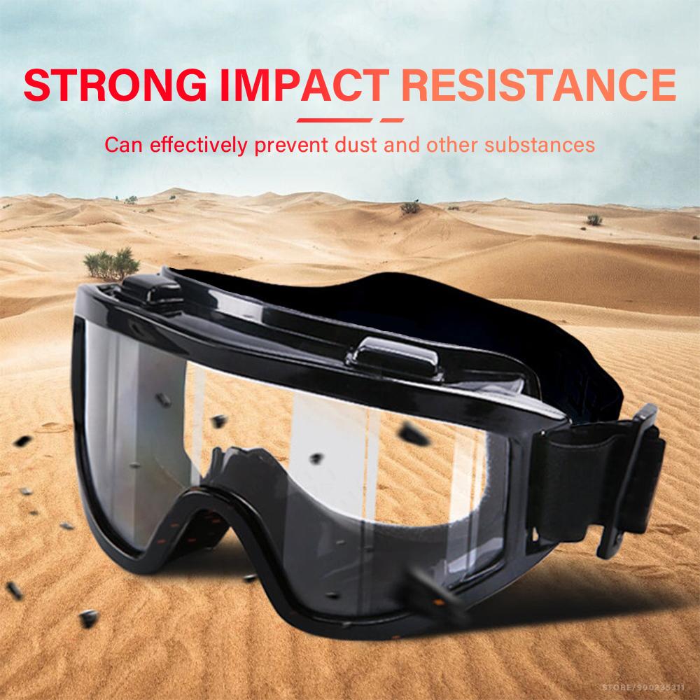 Safety Goggle Anti Splash Dust Proof Work Lab Eyewear Eye Protection Industrial Research Safety Glasses Clear Lens