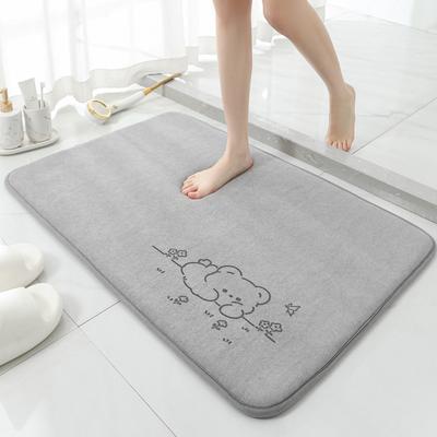 Modern Simple Blanket Mat Absorbent Floor Mat At Bathroom Door Bathroom Non-slip Mat Household Mat