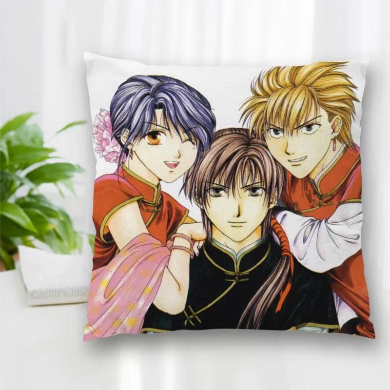 New Custom Pillow Slips Fushigi Yuugi Pillow Covers Bedding Comfortable Cushion/Good For Sofa/Home/Car High Quality Pillow Cases