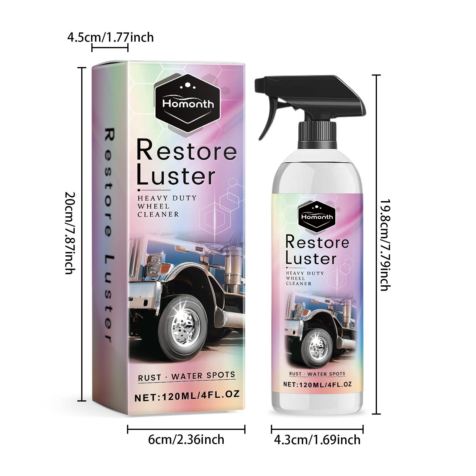 

Car Wheel Cleaner Spray Auto Alloy Rim Tire Polishing Refurbish Brighting Stain Remover Agent Rust Removal Car Detaling Care