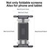 Supporto per Tablet in Alluminio Supporto con Clip per Telefono Rotazione a 360 Gradi Supporto da Scrivania per Casa Staffa Pieghevole per Tablet