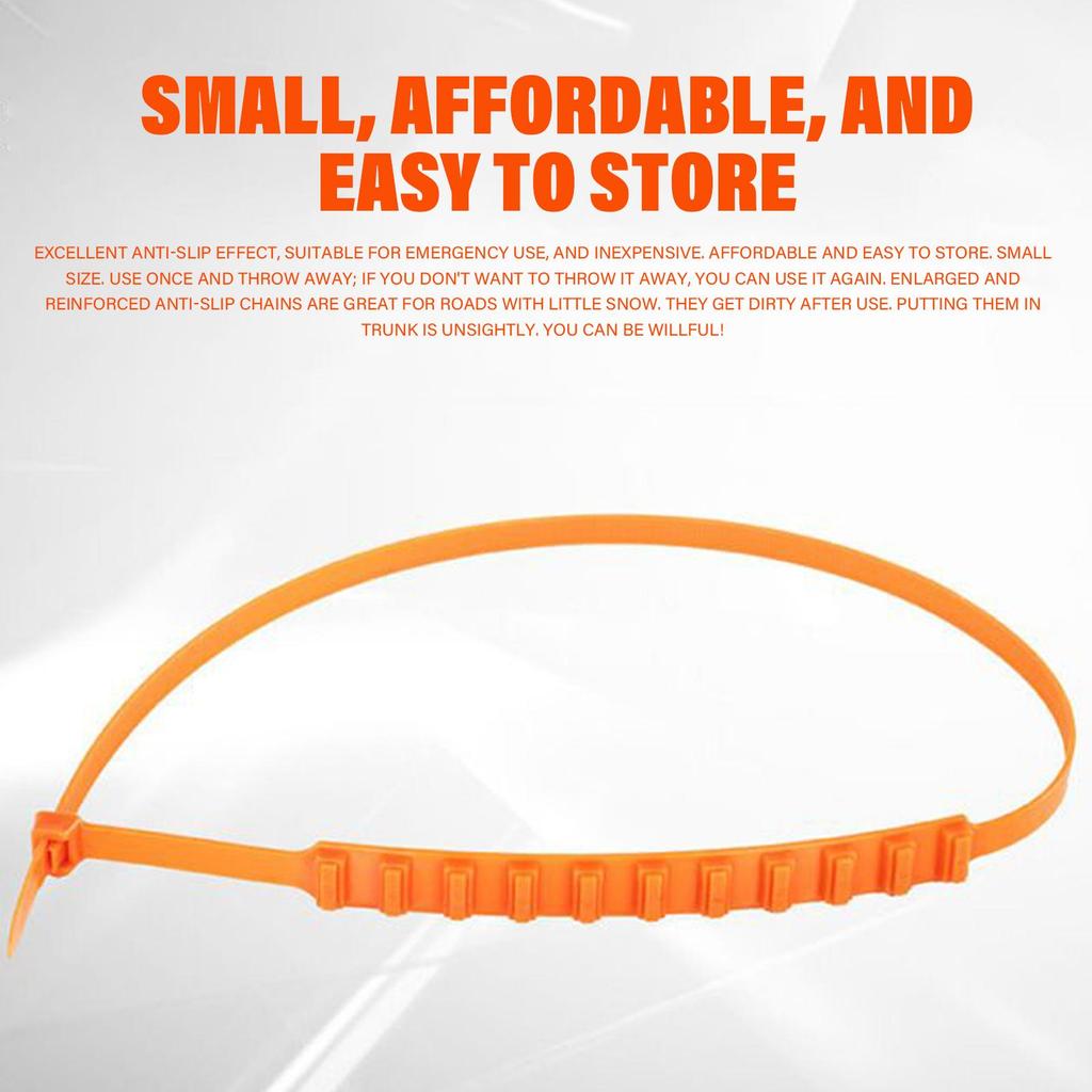 Snow Chains Foldable Lightweight Gadget Straps Tool Tire Snow Chains For Vehicle Automotive Trucks SUVs Winter Outdoor Camping