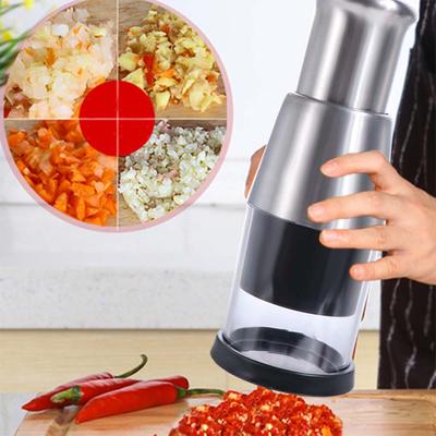 Stainless Steel Garlic Chopper Hand Press Garlic Masher Crusher Squeezer  Fruit Vegetable Tools