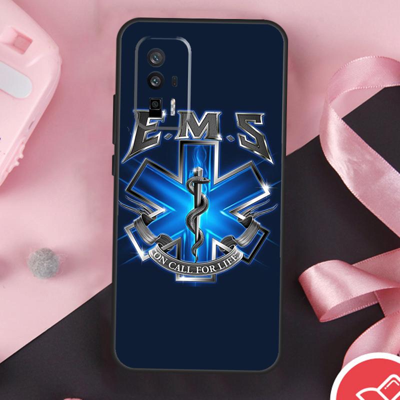 EMT EMS Medical Rescue Case For Xiaomi 13T 11T 12T Pro 12 Lite 13 14 Ultra POCO F6 F5 M6 X3 X5 X6 Pro F3 M5s Cover