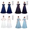 Abito da Ballo Principessa Regency con Strascico per Cosplay e Feste a Tema