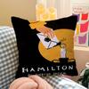 merican Musical Hamilton Pillow Case Cushion Cover Car Throw Pillow Case For Sofa Car Christmas Gift 40x40cm 45x45cm