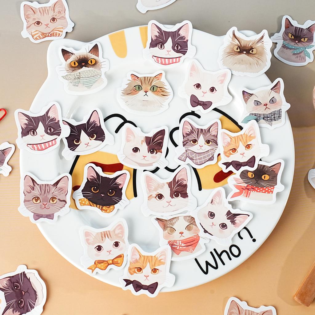 40 pcs/box Good Life Duck Album decorative stickers Self-adhesive stickers for DIY student creative stationery notebook diary