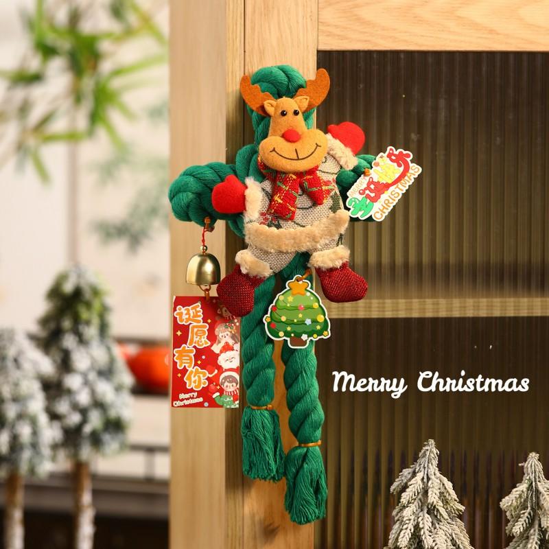 Christmas Knot Door Hanging Festive Decorations Holiday Gift Ornaments
