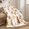 Christmas Gingerbread Pattern Blanket print blanket soft and cozy perfect for the living room bed sofa or a nap,gift