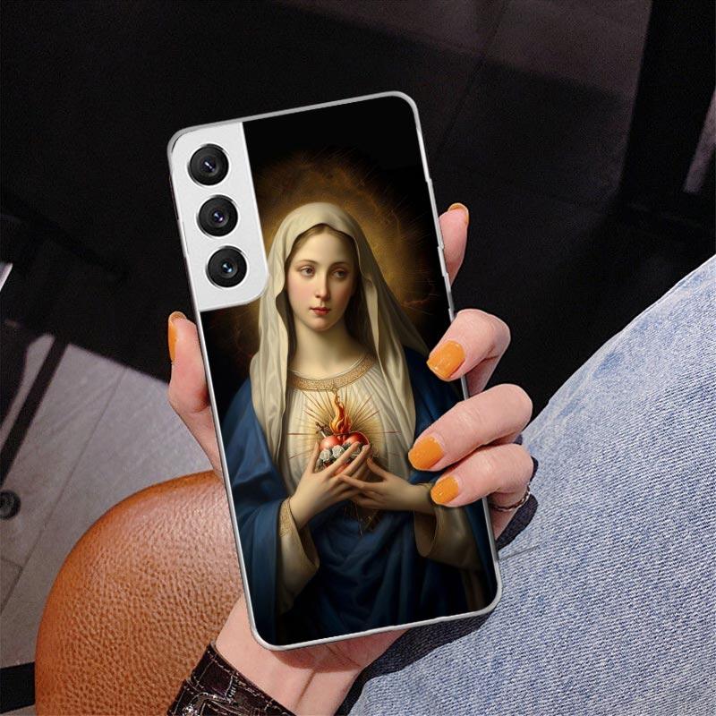 Virgin De Guadalupe Virgen Mary Phnoe Case for Samsung Galaxy S26 S25 Edge S23 S24 Ultra S22 Plus S21 S20 FE Unique Cover Soft C